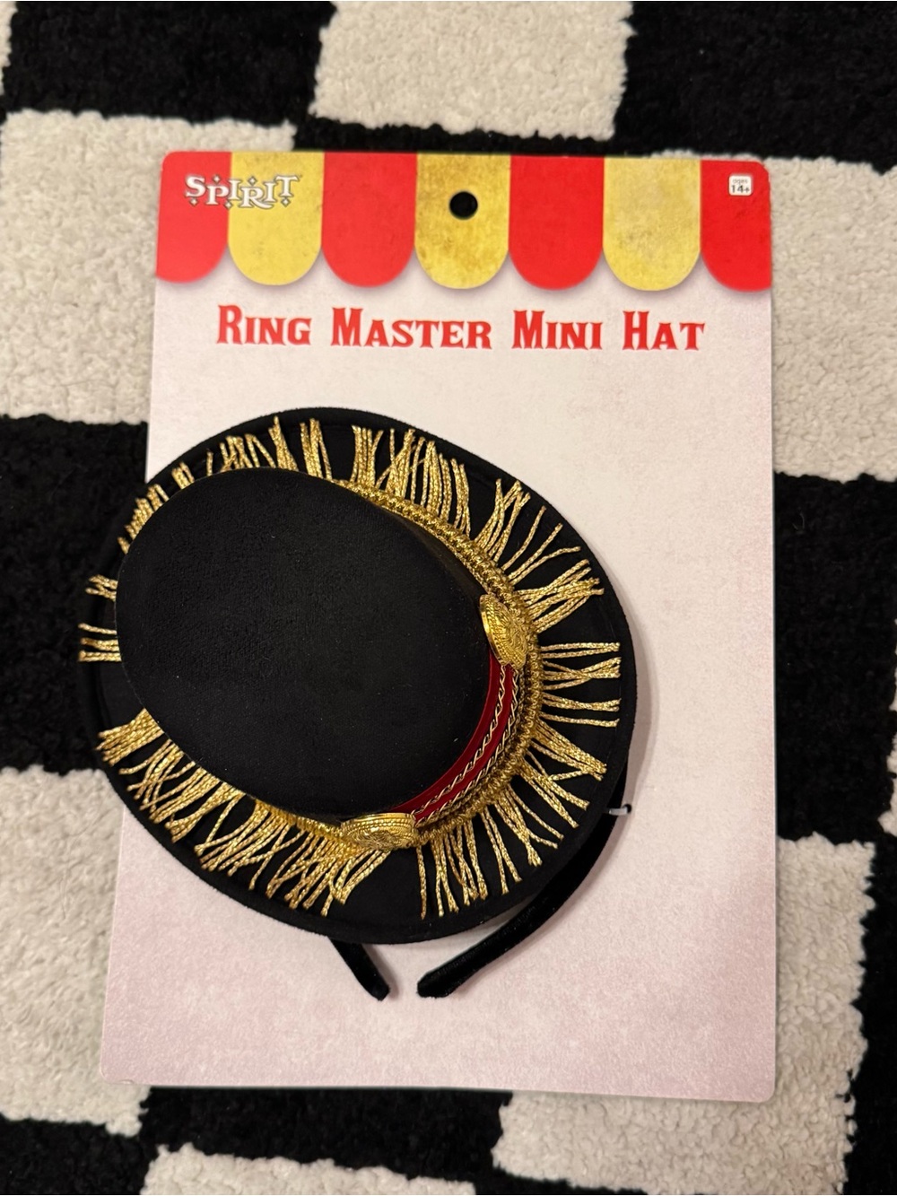 Spirit Ring Master Mini Hat Headband New NWT